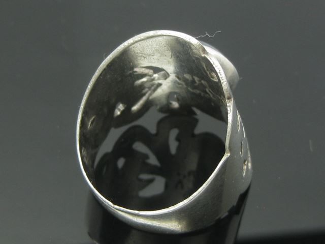 Anelli: spezieller Vintage Silber Ring 925 Hämatit Gr. 55 – Usato da Ermatingen venduto da Decovin 7
