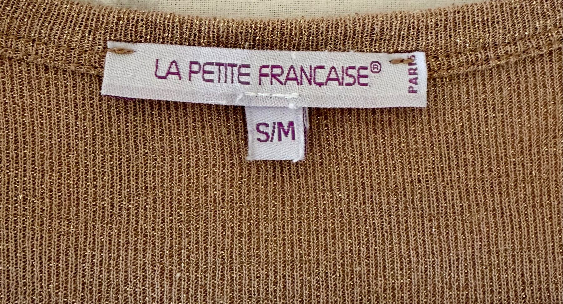 Pullover & Sweatshirts: Goldfarbener Longpullover in feiner Qualität, Gr. S/M – Gebraucht aus Zürich von Maria2021 3
