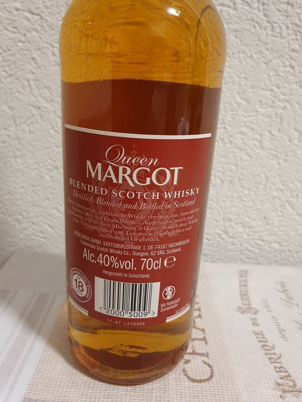 Spirituosen: Quenn Margot Scotch Whisky 7dl. – Neu und originalverpackt aus Ostermundigen von aydin014 1