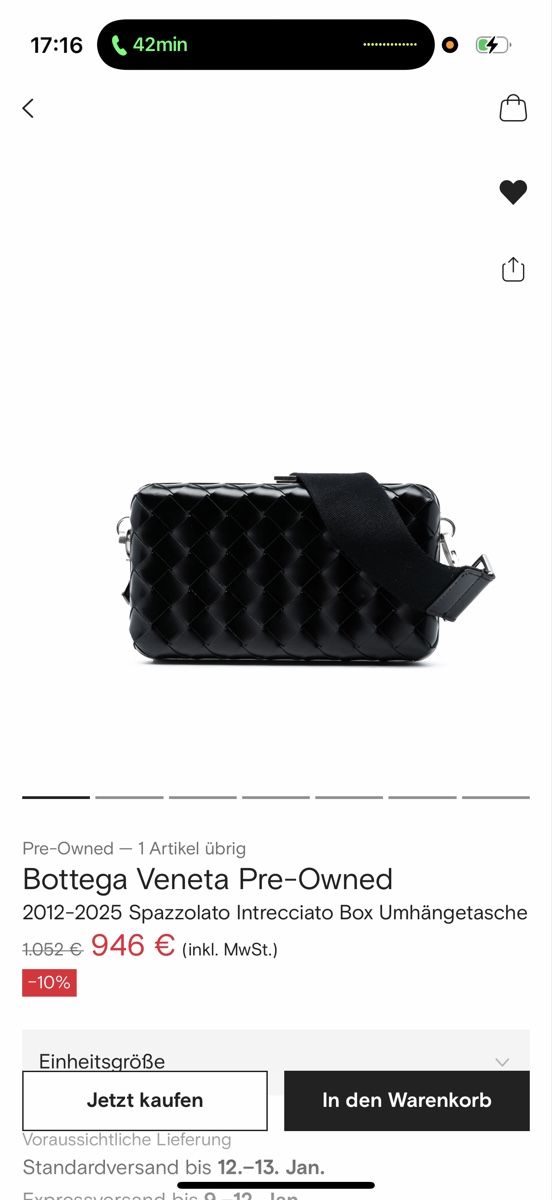 Bottega Veneta Taschen: Bottega Veneta Clutch / Tasche – Gebraucht aus Ellighausen von privateseller 7