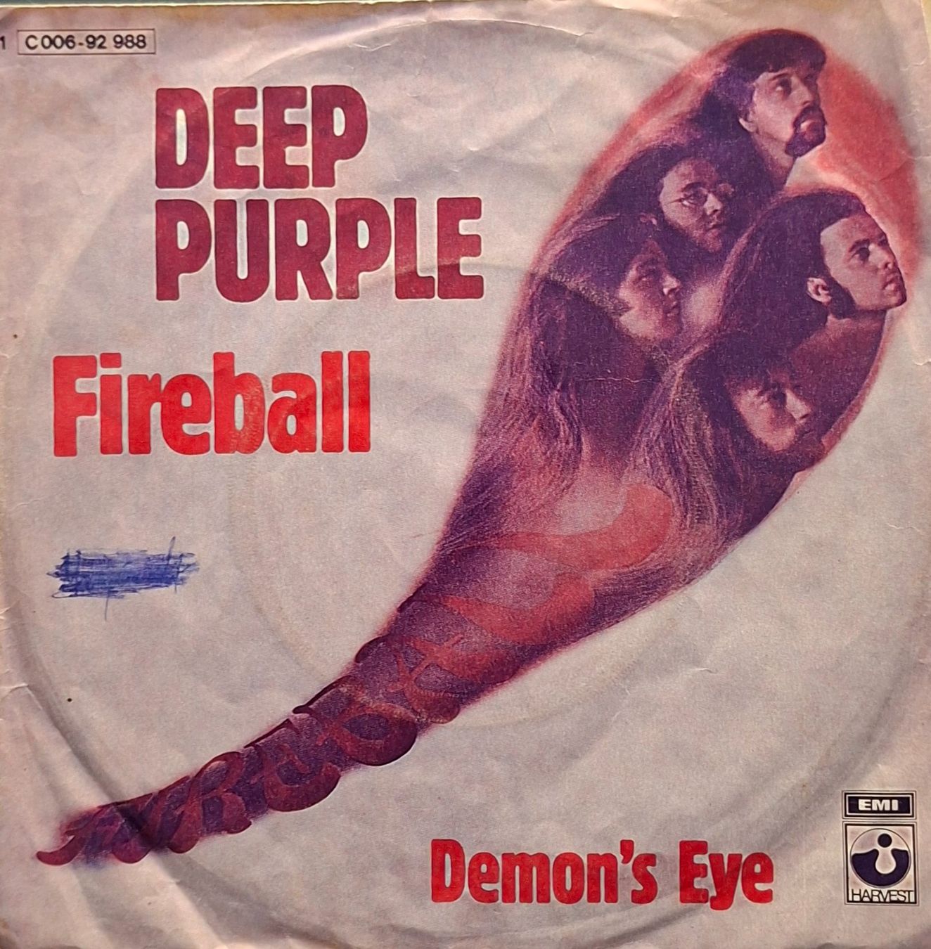 Dischi in vinile: Vinyl-Single Deep Purple - Fireball – Usato da Langenthal venduto da Modo39