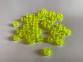 LEGO - 50 - TRANSPARENTE - NEON - RUNDSTEINE
