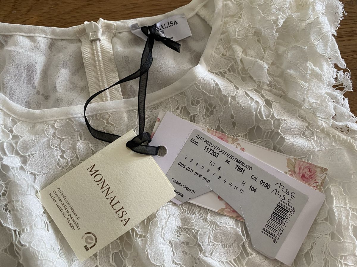Jumpsuits: Monnalisa Overall Gr. 104 Neu! – Gebraucht aus Genthod von Tidus04 1