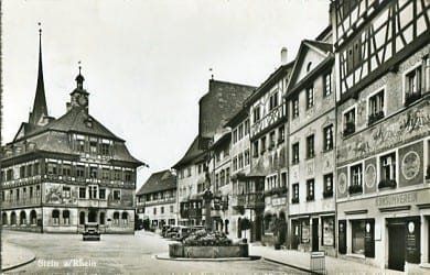 Cartoline postali: Stein am Rhein – Usato da Ottikon b.Kemptth. venduto da Neptun1974