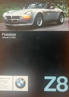 ORIGINAL PREISLISTE | BMW Z8 - TYP E52 | AB 03.03.2003