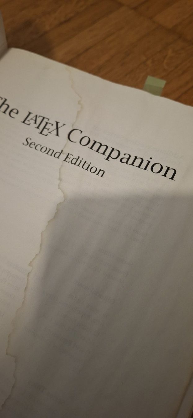 Libri: The LaTeX Companion Second Edition – Difettoso da Massagno venduto da mar_k9xb 3