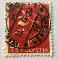 Nr.J 107  Frauenschuh 1943 mit Stempel  