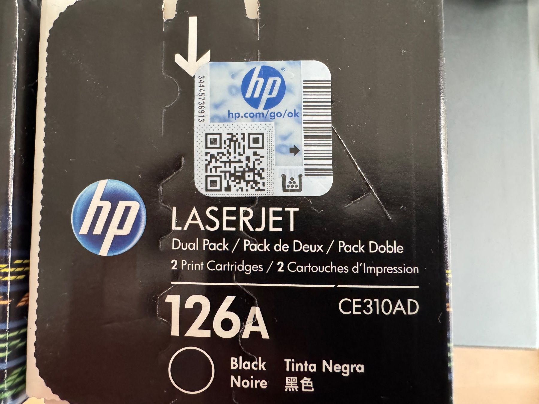 Hewlett Packard Druckerpatronen & Toner: HP 126A Laserdrucker Toner Schwarz Neu – Neu und originalverpackt aus Frick von andreas.meier 1