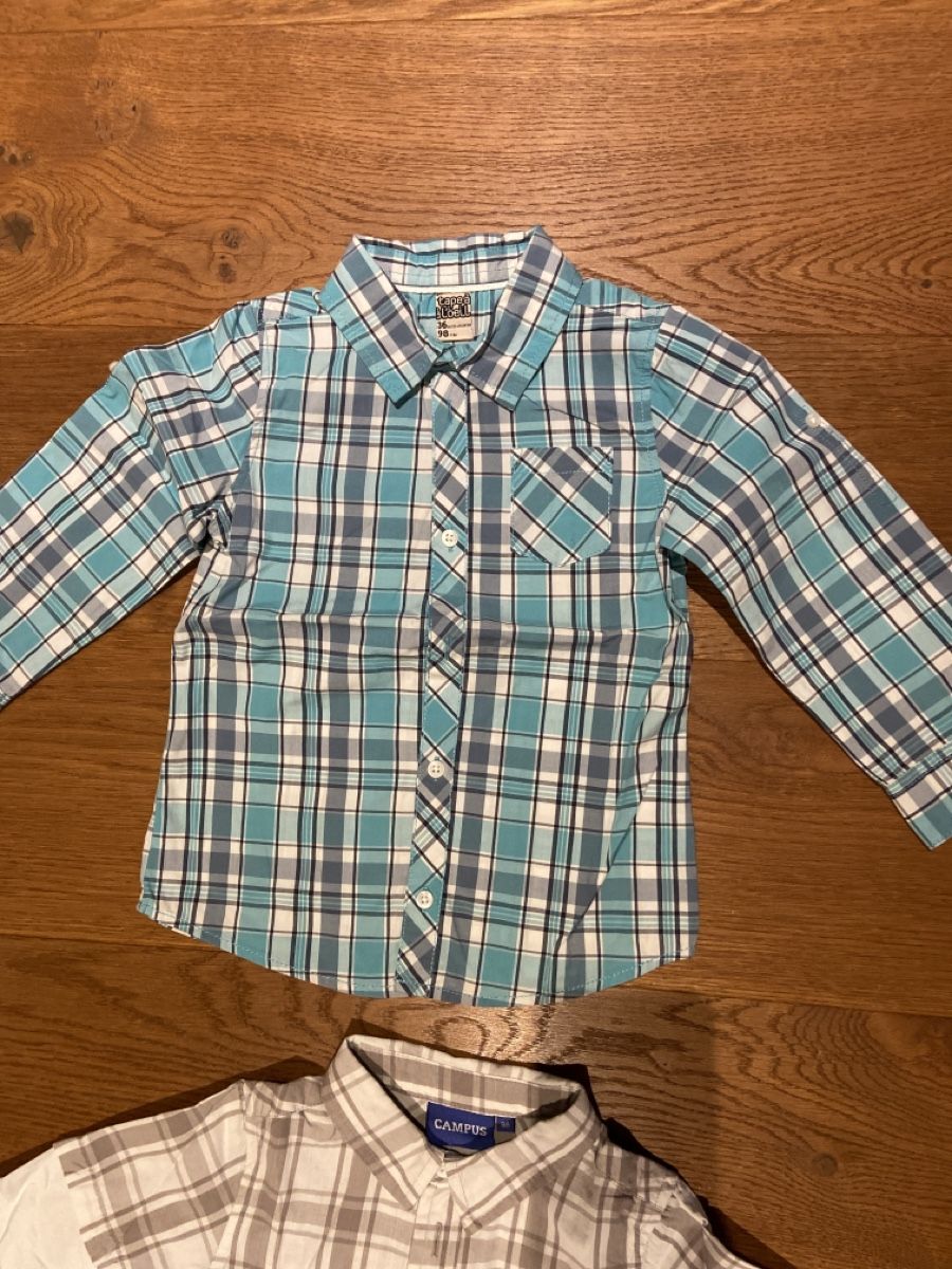 Camicie, T-shirt & Polo: 2 Langarm Hemd Gr. 98 – Usato da Pratteln venduto da Nala78 1