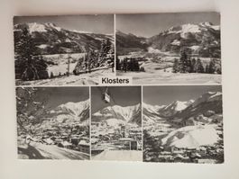 5-Bild AK Klosters Winterlandschaft dat. 1961