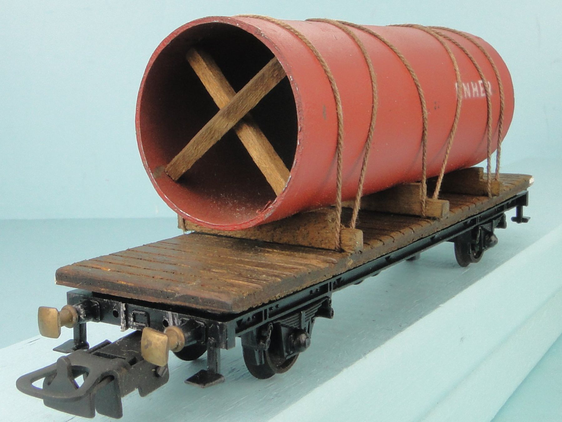 Trains électriques: Garvi H0 Flachwagen mit Rohr – D'occasion à Bülach par cann11 4