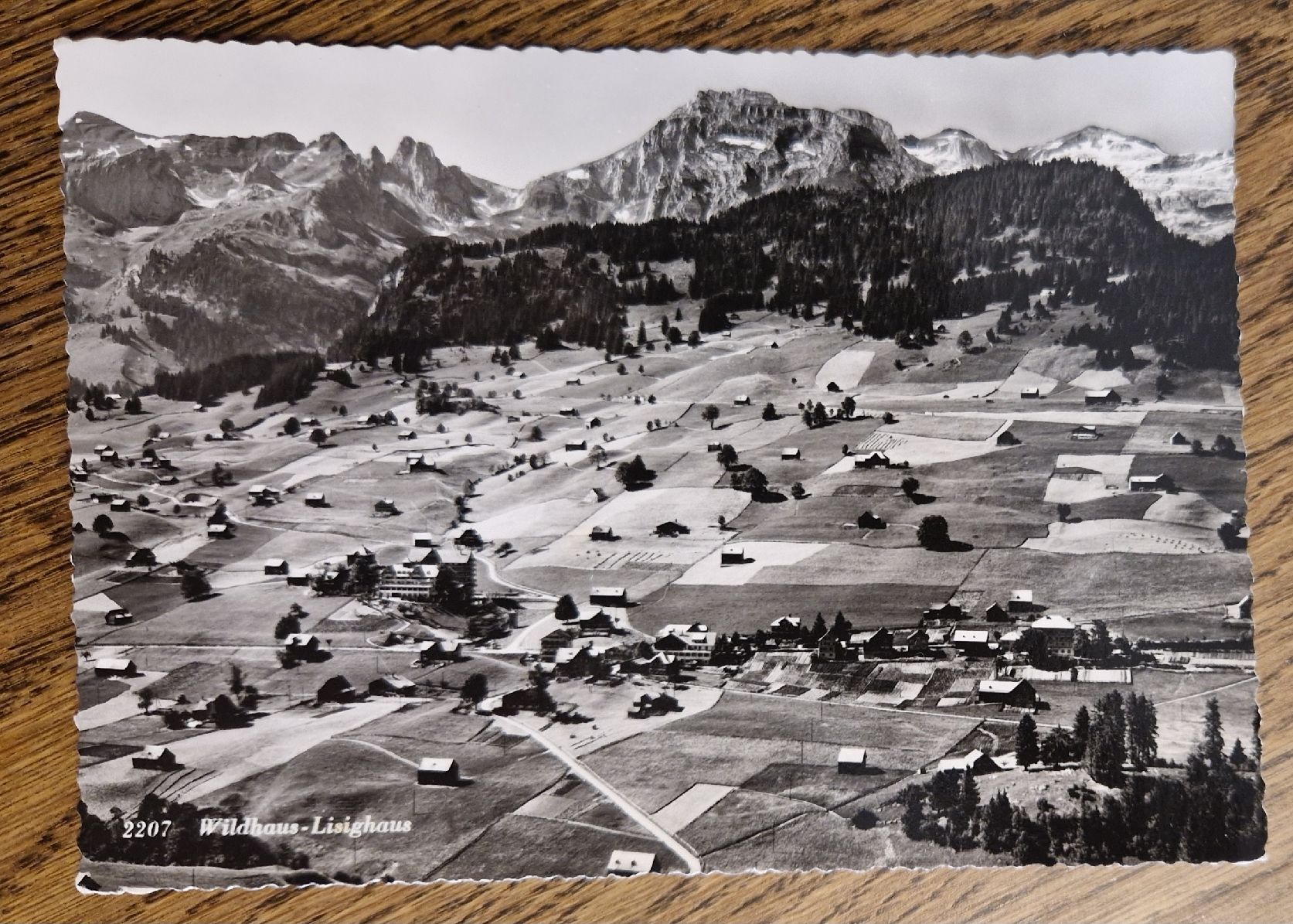 Ansichtskarten: Wildhaus - Lisighaus 1952 – Gebraucht aus Ebikon von Donar50