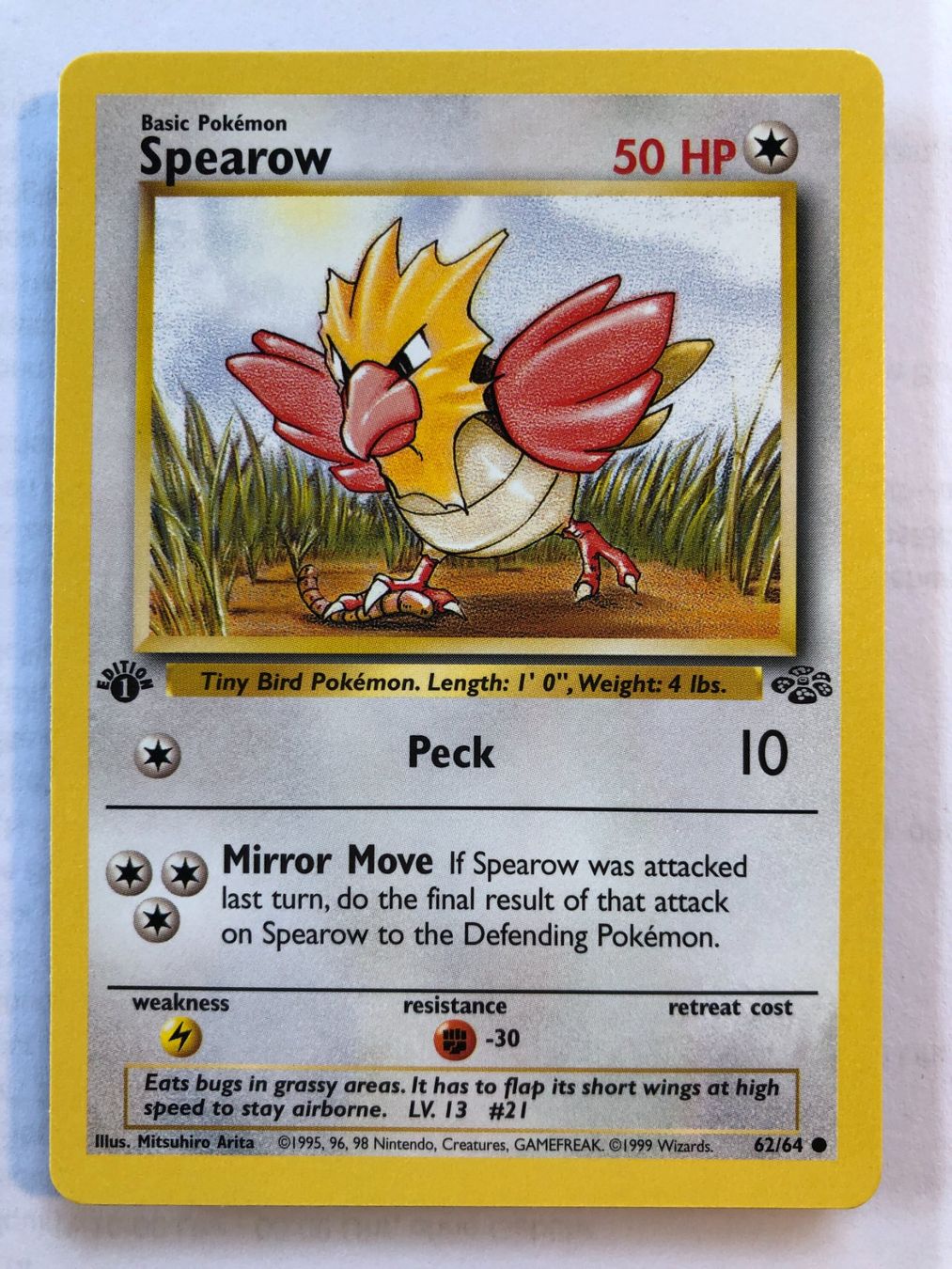 Carte collezionabili: Spearow 1st Jungle - MINT - ab 1.- – Usato da Giubiasco venduto da dan_pr8b
