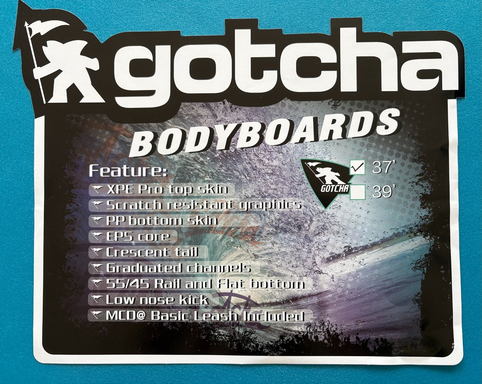 Planches de surf: Bodyboard "Gotcha", neuwertig – Neuf (Voir description) à Frasnacht par Swissroll 2