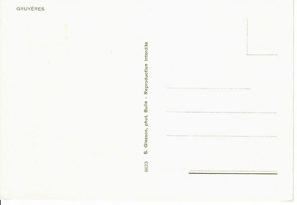 Cartoline postali: Gruyères – Usato da Hochdorf venduto da Ziegel-16 1