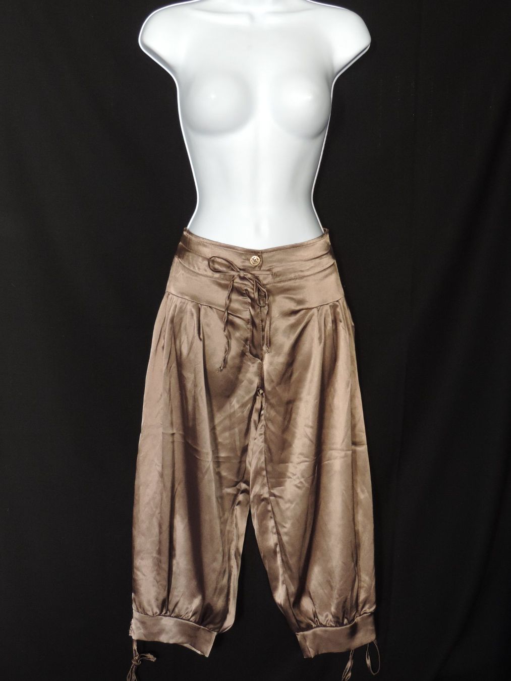 Hosen: corsaire ample brun scintillant – Gebraucht aus Genève von Axelle333 1