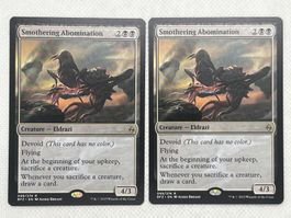 MTG Smothering Abomination BFZ 099 Englisch Rare 2x
