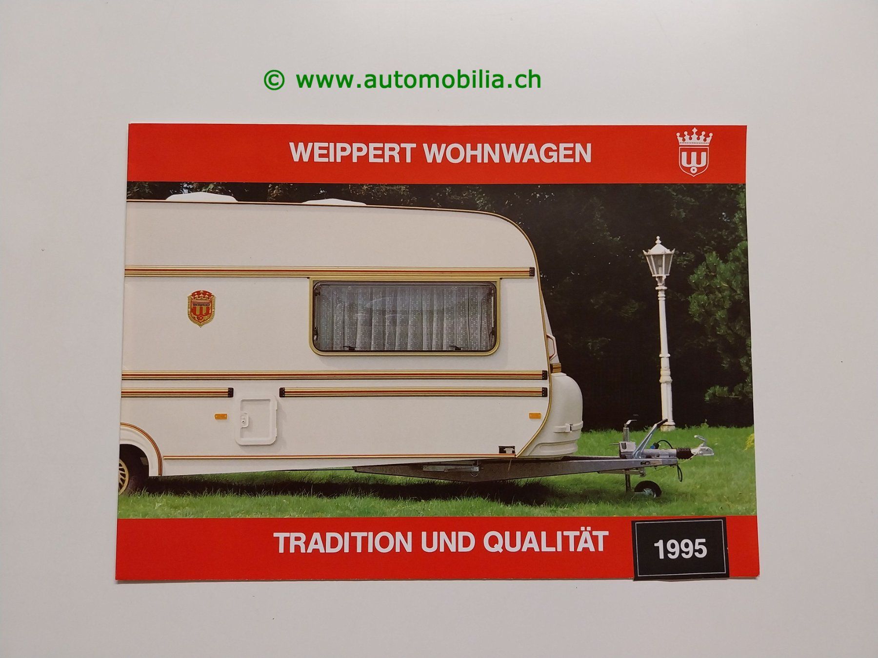 Documents: Weippert Wohnwagen Modellprogramm 1995 Prospekt deutsch – D'occasion à Weingarten-Kalth par Bettelbruenneli