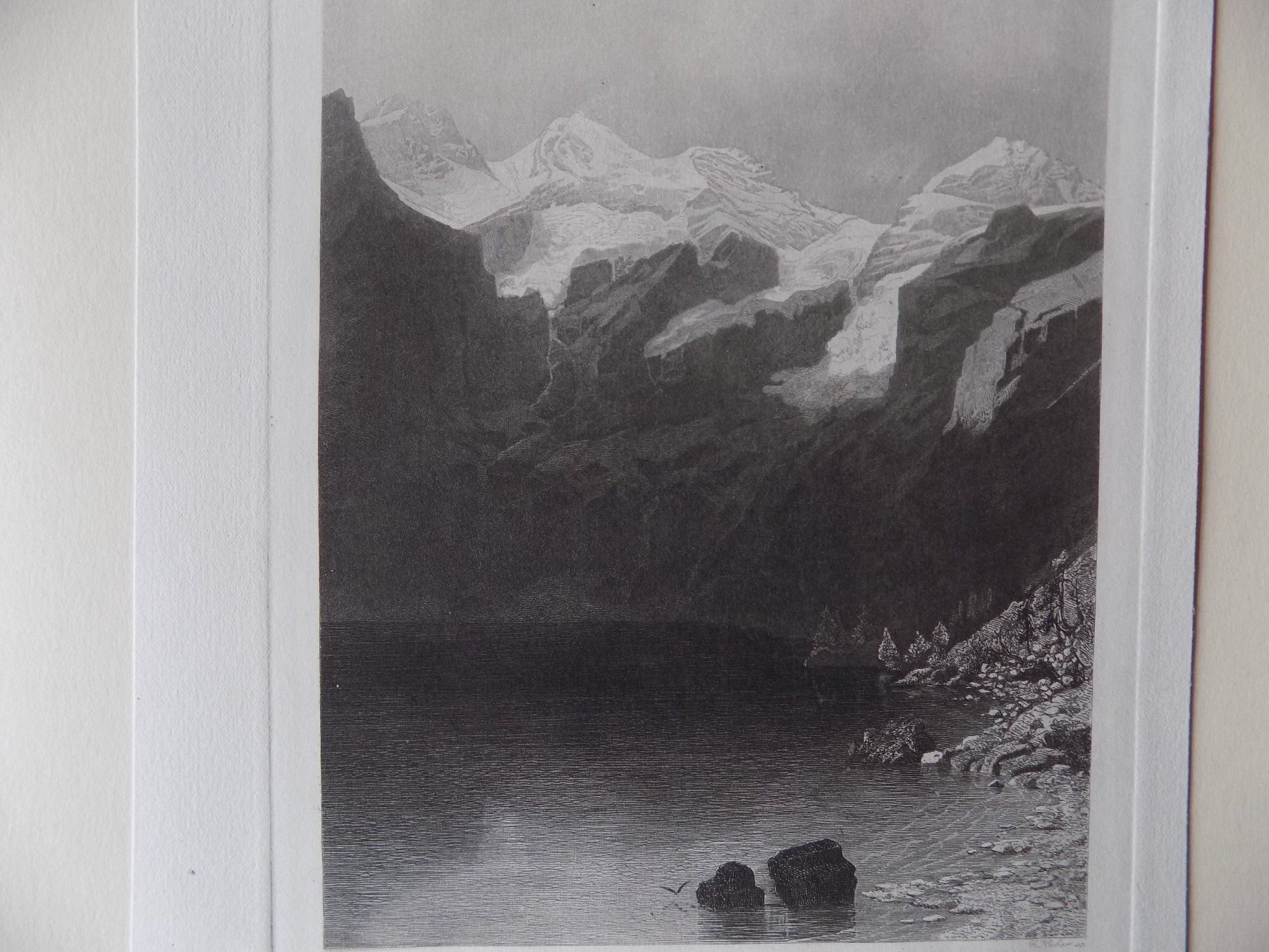 Incisioni: Der Oeschinensee bei Kandersteg – Usato da Risch venduto da Antikfee 2