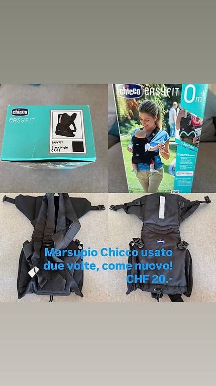 Marsupi portabebè: Marsupio Chicco  – Usato da Mendrisio venduto da Nikolas282