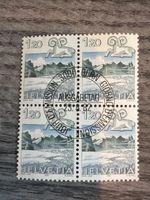 Block von 4 Briefmarken Helvetia 1.20 1962, ungebraucht
