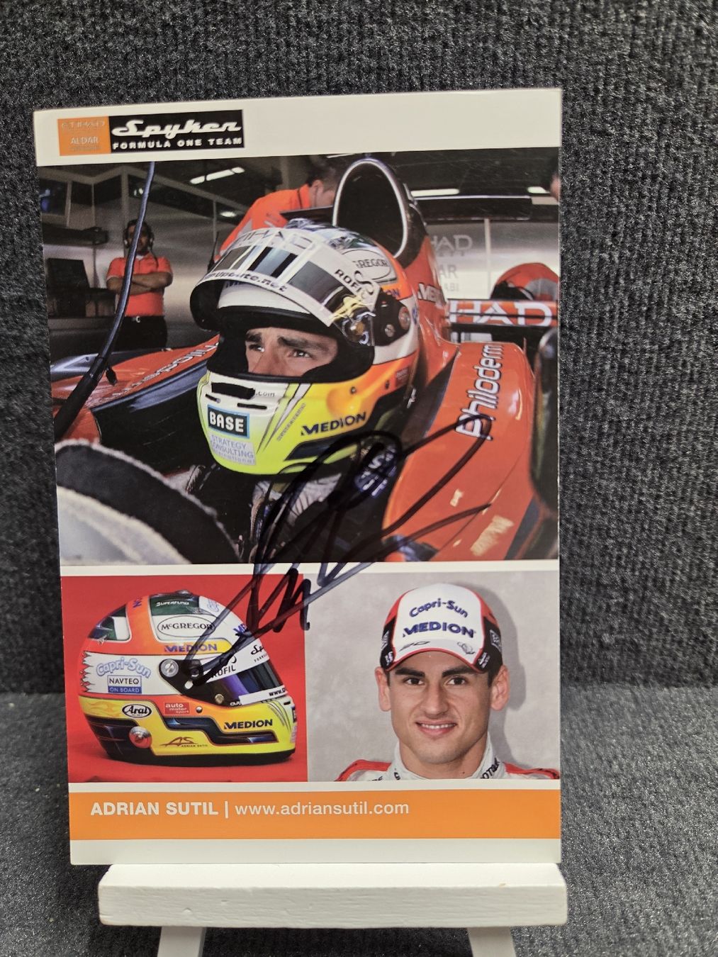 Autogramme: Original Signiert vom Adrian Sutil  – Gebraucht aus Wetzikon ZH von AmacherM