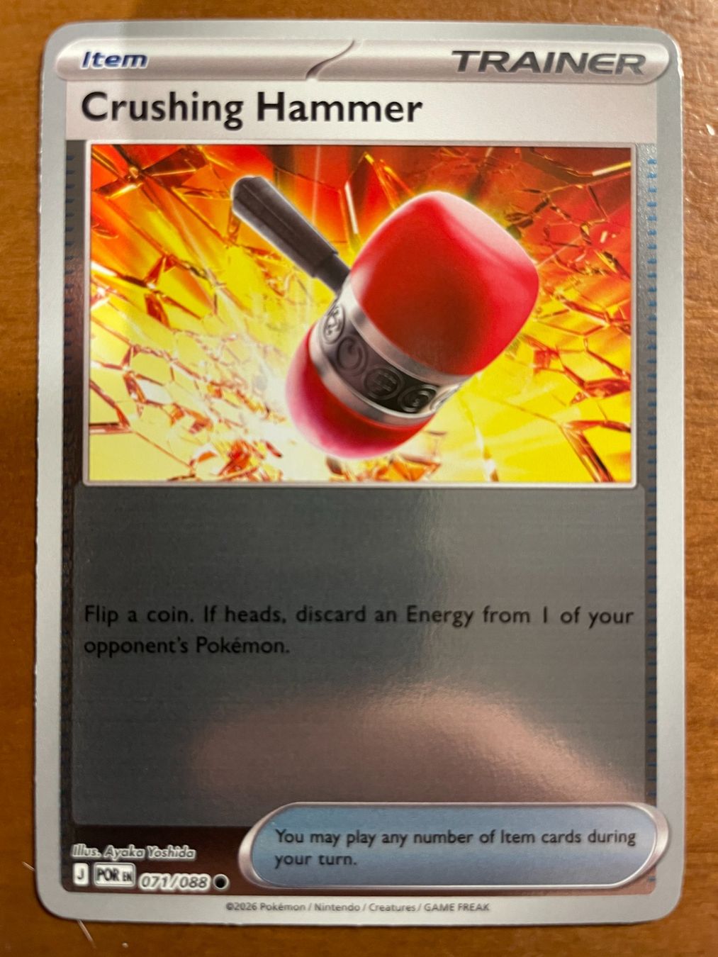 Pokémon Sammelbilder & Trading cards: Pokemon Crushing Hammer Reverse (Versand gratis) – Neu (gemäss Beschreibung) aus Chur von Angerson