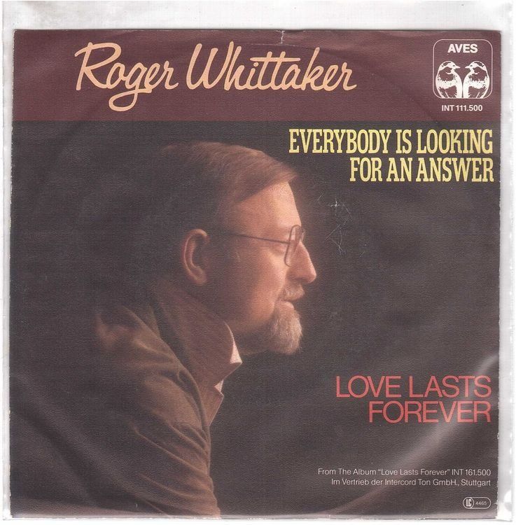 Dischi in vinile: Roger Whittaker  --  Everybody is looking   Single7 – Usato da Rheinau venduto da asteng