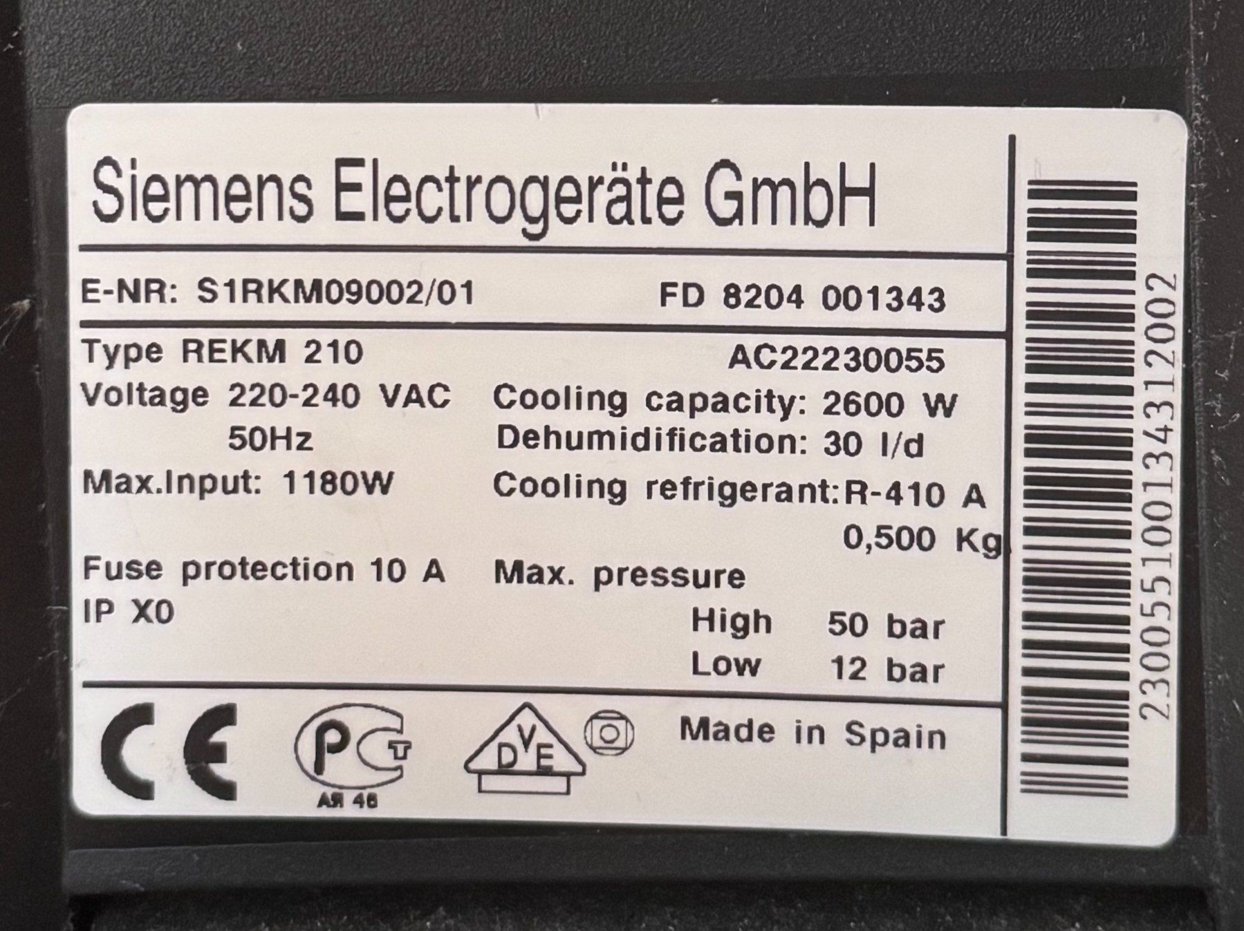 Siemens Klimageräte: Klimagerät – Gebraucht aus Illnau von Hooch3 2