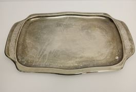 Grosser Vintage Serviertablett im Jugendstil / Art Nouveau 