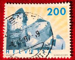 CH Briefmarken Vollstempel  