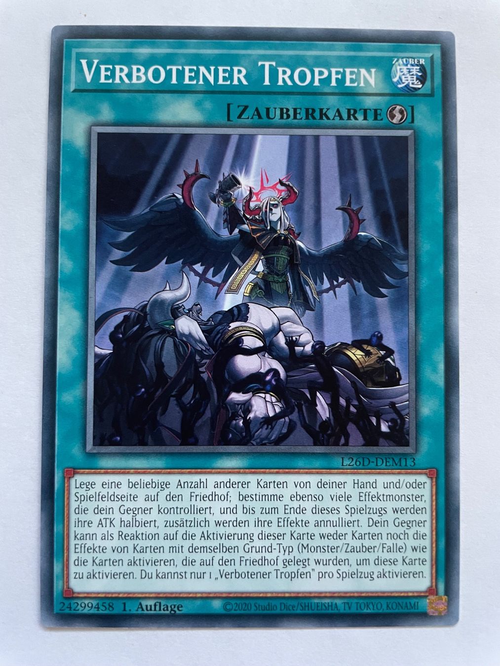 Yugioh Carte collezionabili: YuGiOh Verbotener Tropfen – Usato da Altstätten SG venduto da ChangeMaker