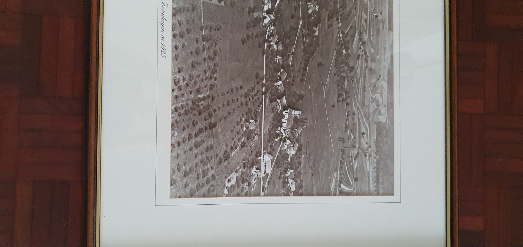 Poster & Bilder: Grosses Bild - Flugaufnahme von Basadingen  - um 1925 – Gebraucht aus Kreuzlingen von Rschweiz1 4