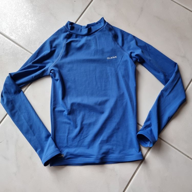 Lands' End Herren Rashguard Langarm - UPF 50, Schnell Trocknend, Aus Polyester/Spandex