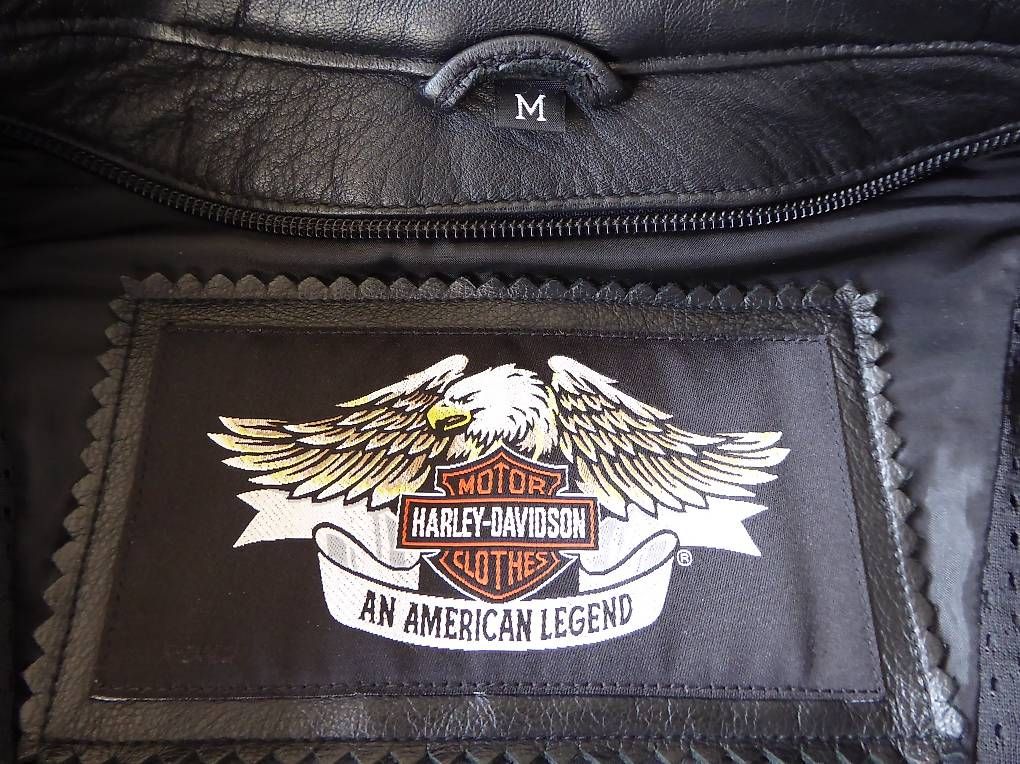 Harley-Davidson Giacche: Harley Davidson Lederjacke mit Innenfutter und Rucksack – Nuovo (secondo la descrizione) da Birrhard venduto da Telemaster1 4
