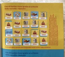 Splash Coop 40 Sammelmarken = 1 volle Karte
