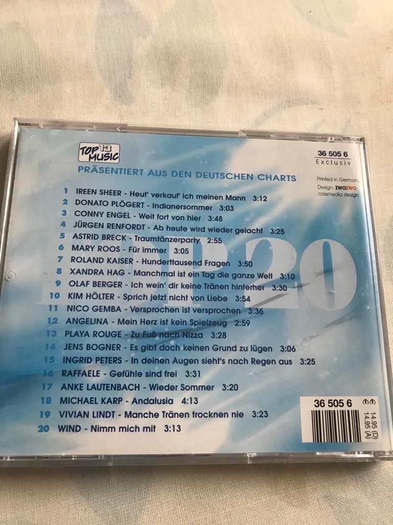 CDs: CD Top 20 Die deutsche Hitparade – Gebraucht aus Sargans von Pacor 1