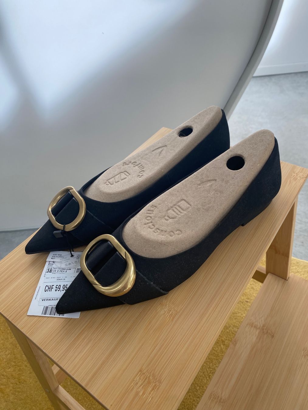 Mango Scarpe da donna: SCHWARZE BALLERINAS – Nuovo e nell'imballaggio originale da Zürich venduto da isabel137 1