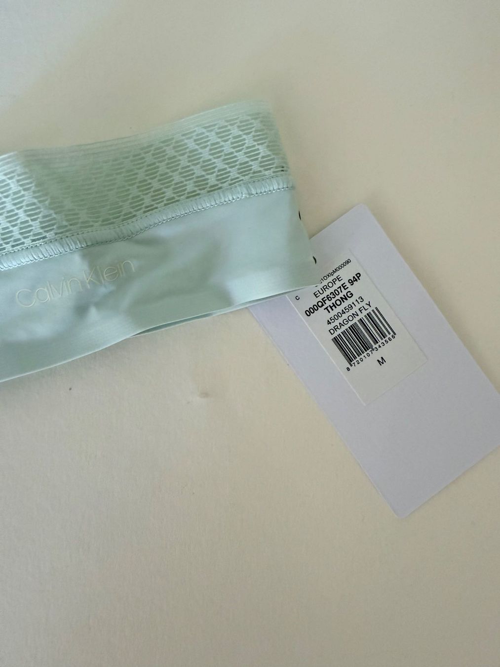 Calvin Klein Autres dessous: CALVIN KLEIN, String, Grösse M, Farbe Helles Mint – Neuf avec emballage d'origine à Rudolfstetten par gst_g7xl 1