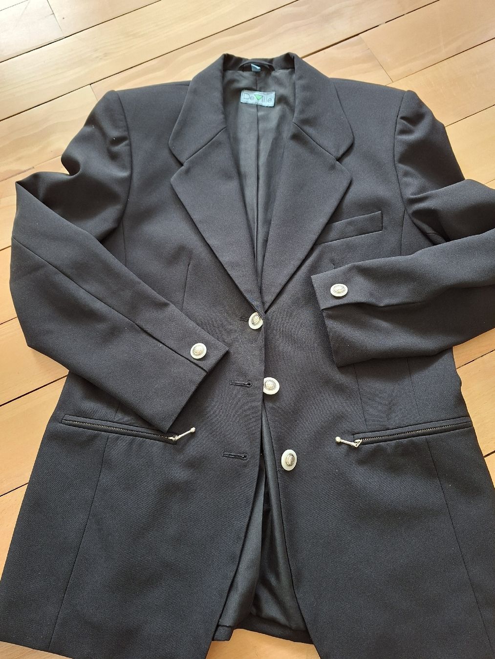 Giacche: De Ville Blazer, Grösse 38, Schwarz – Usato da Luzern venduto da Goldschatz76