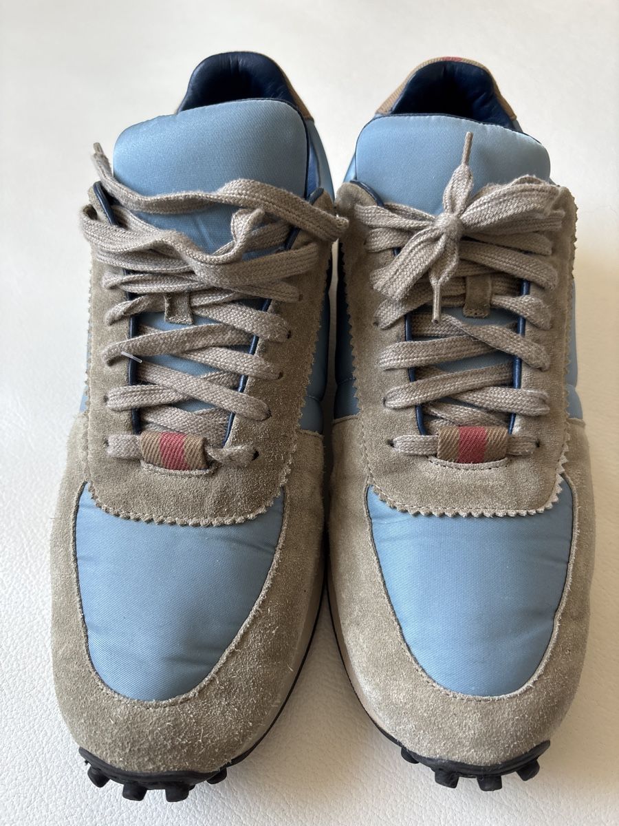 Burberry Scarpe da uomo: Burberry Sneaker Gr.41/ Grau/Blau! – Usato da langenthal venduto da rundholz7