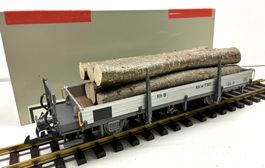 magnus Hoehne LGB= Rungenwagen RhB Kk-w 7301 - Metall