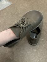 Handmade Leather Lace-Up Shoes - Size 36