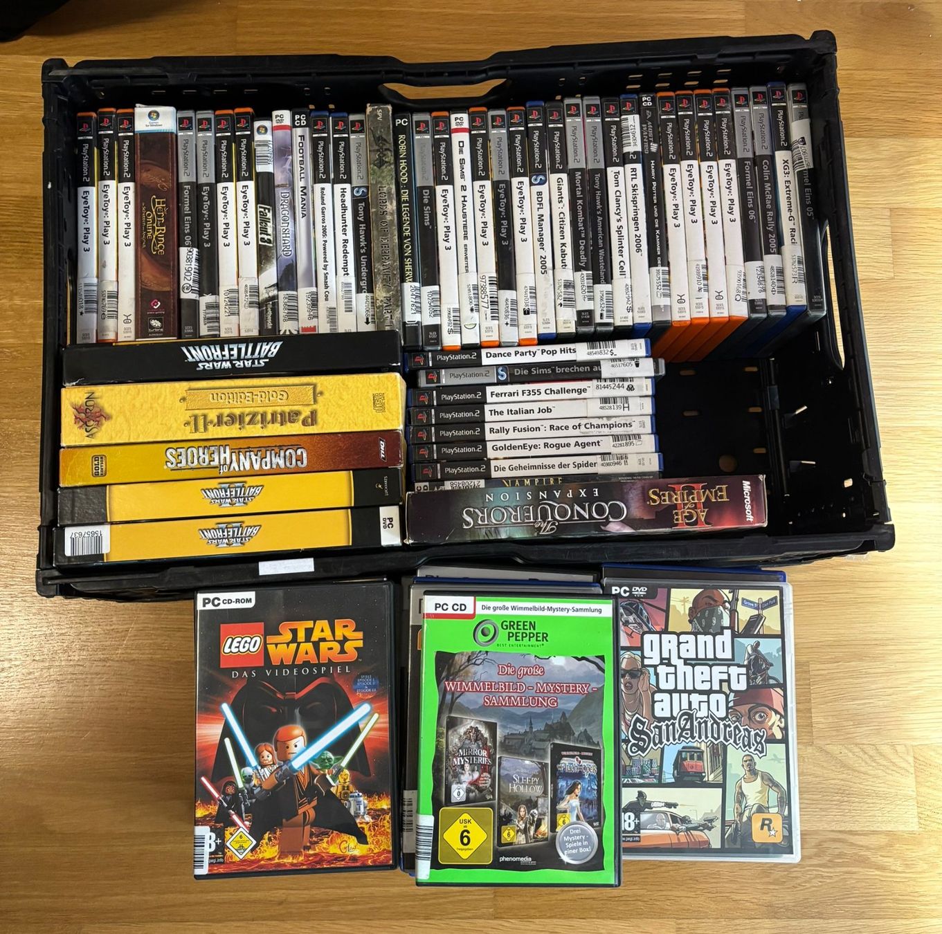 Giochi: Leerhüllen PS2/PC/Wii ca. 87 Stück – Usato da Herisau venduto da Seyashop1