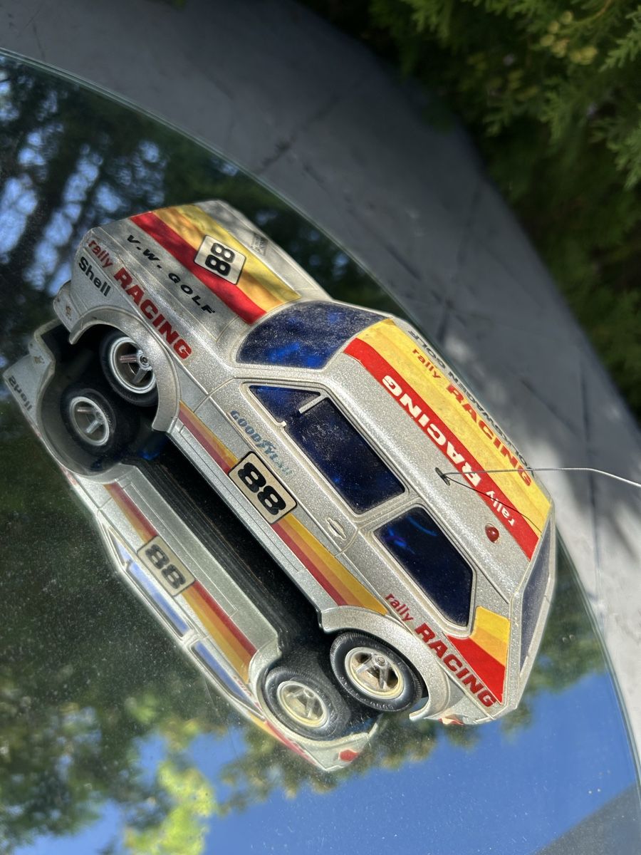 Volkswagen Modellautos: Voiture télécommandée V.W. Golf Rally 88 état d'usage – Defekt aus Thierrens von Bigla 4