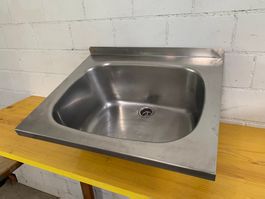 Chromstahl Trog Waschbecken Spülbecken Waschtisch Spültrog