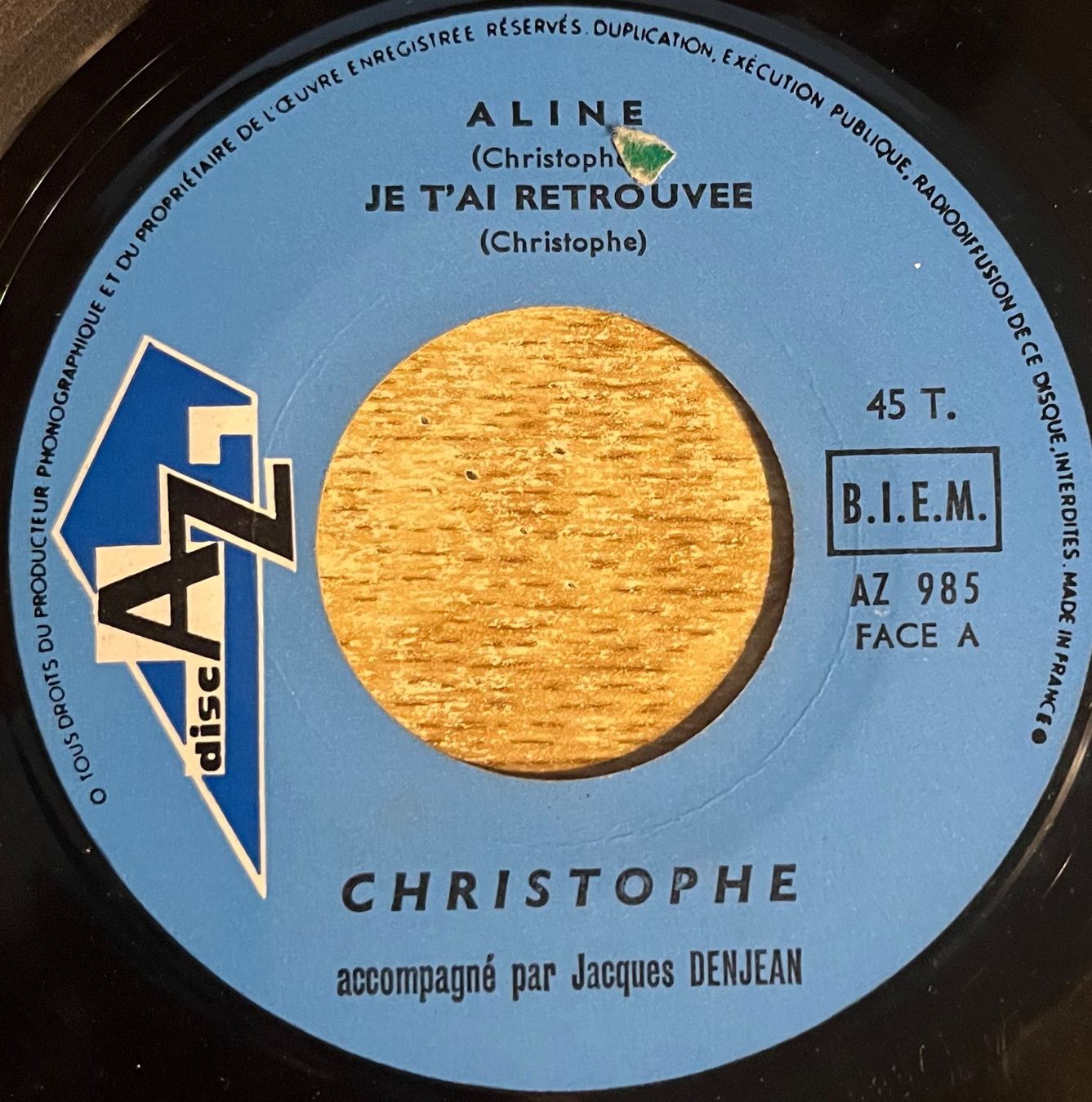 Vinyles: CHRISTOPHE - ALINE – D'occasion à Bussigny par vinyl-pas-cher 2
