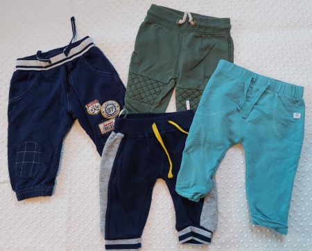 4 süsse Babytrainerhosen, Grösse 62/68