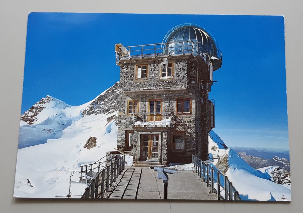 AK Jungfraujoch Shpinxterrasse schöner Stempel 1979 Jungfrau Kaufen