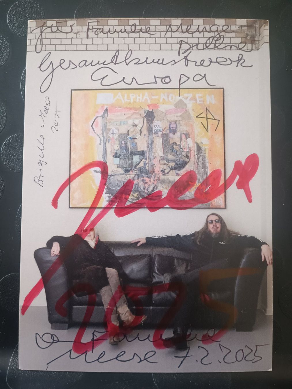 Autografi: Jonathan & Brigitte Meese -  mehrfach signiert – Usato da Menziken venduto da Artographs